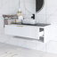 Meuble-lavabo mural 48 po en contreplaqué avec lavabo