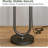 Floor Lamp With Table Brown