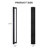 Jayeda 31.5"H Matte Black Rectangular Linear LED Outdoor Wall Lights-2011158792