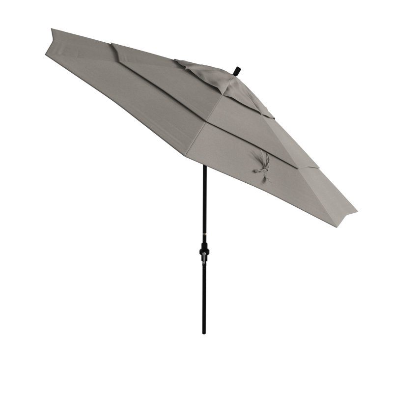 Parasol de marché 132 po Sunbrella, Toile granit Sunbrella®