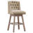 Terron 360° Swivel Barstool with Solid Wood Legs-14006576-14006578