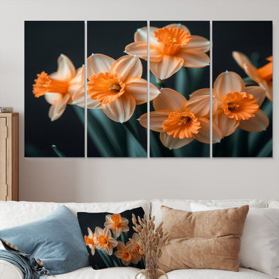 Gaige - Jonquilles, ensemble d'art sur toile