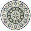 Tapis ivoire / bleu en laine touffeté à la main Braley-2135272856