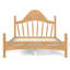 Lit plateforme double avec tête de lit chic, cadre de lit en bois massif avec support à lattes, aucun sommier tapissier requis-1591954637-1591954632