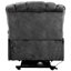 103.00 cm Wide Fabric Recliner Heated Cushion