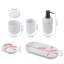 5 Piece Bathroom Accessory Set