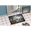 Tapis d'intérieur ou d'extérieur Old English Sheepdog Spooky Halloween 24 x 36