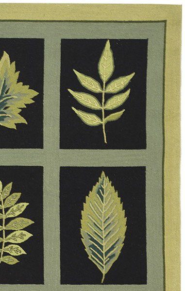 Wool Floral Indoor Rug