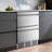 Simzlife 23.5"W 5 Cubic Feet 160 Cans Under-Counter Beverage Refrigerator- Freestanding/Built-In/Under Counter Cooler with Commercial Grade Double Stainless Steel Door