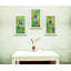 Trois colibris trois pièces d'art mural encadré pour salon
