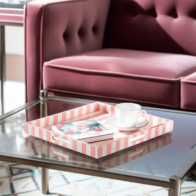 Rose Stripe Tray -Wayfair