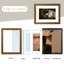 Cadres pour photo simple bronze mat 12 x 16 Enely-1780888613