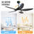 48" Ceiling Fan with LED Light-668009306