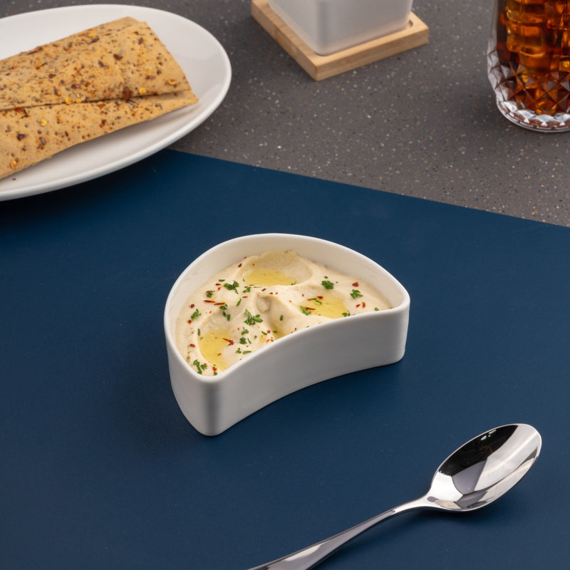 Demi-bol miniature en porcelaine, 4,4 oz