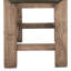 Tabouret de comptoir 24 pouces Eray, coussin de siège, bois de teck Eray-112254060-112254063