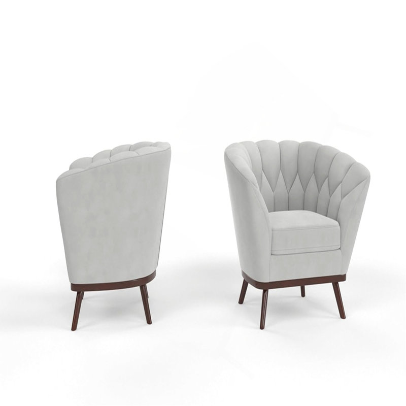 Chaise d'appoint rembourrée 1pc Modern Elegance