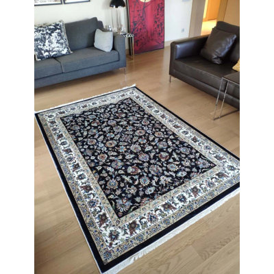 Landree Performance Cotton Washable Oriental Indoor / Outdoor Rug