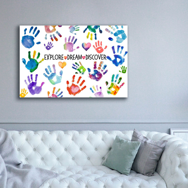 «Kids Rock A» par Jean Plout, art mural sur toile, H 40 po x l 60 po x P 1,5 po