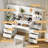 Greyden Zeibak Large Makeup Vanity With 8 Drawers, 14 Lighted Bulbs And Spacious Storage Space-704871127