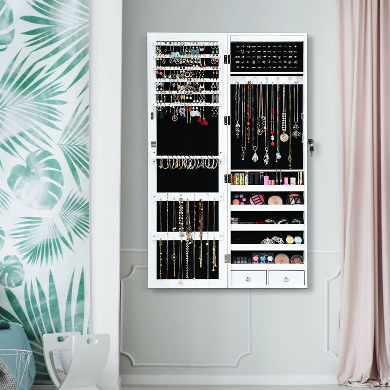 Armoire à bijoux avec miroir Derren