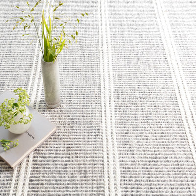 Malta Grey Handwoven Wool Rug