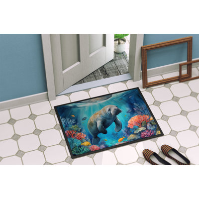 Manatee and Coral Reefs Doormat
