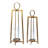 Cordelia Glass/Aluminum Tabletop Lantern-87237083