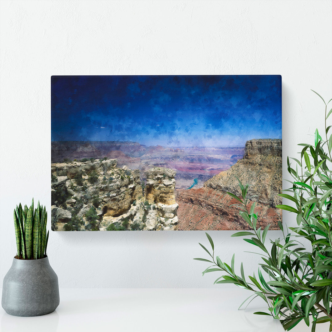 View Of The Grand Canyon - Wrapped Canvas