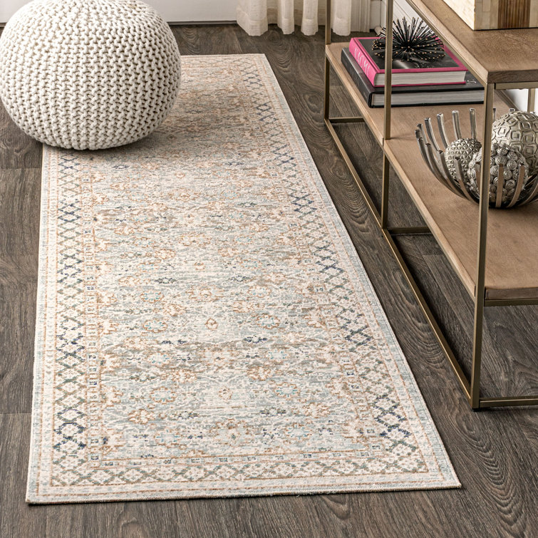 Lucinda English Country Argyle Light Blue/Ivory Rug