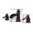 2-handle Bathroom Faucet with Drain Assembly-61912831