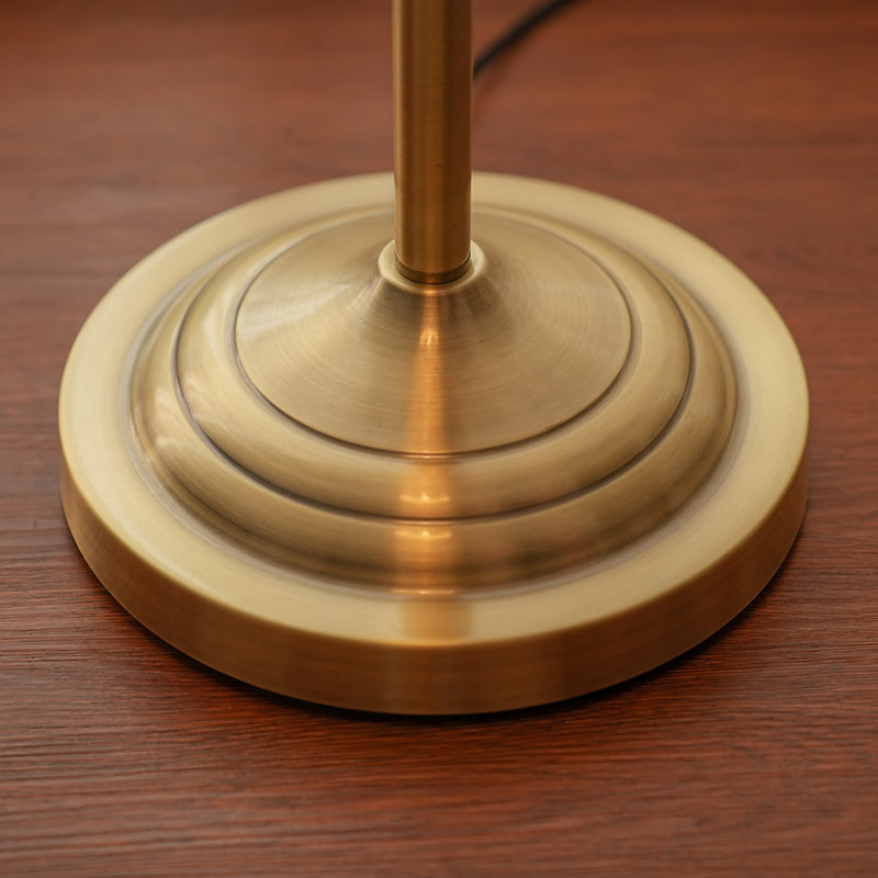 Lampe sur pied arquée 62,2 po Maraia, Beige