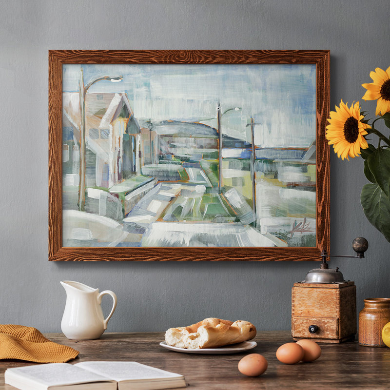 " The Road Now " Print, Maple, 14" H x 20" W x 1.5" D