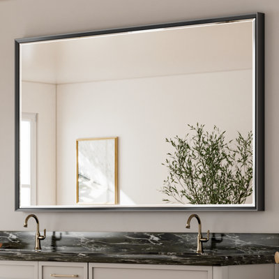 Lohoski Decorative Bathroom Vanity Mirror for Wall - Beveled Design