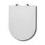 Croydex Baveno D-Shaped Recycled Soft Close Toilet Seat with Quick Release Hinges