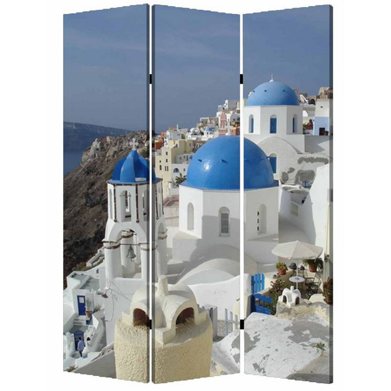 Buchholtz 48'' W x 72'' H 3 - Panel Folding Room Divider