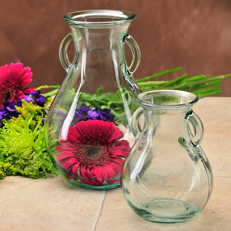 Mccord Glass Table Vase, 9.5" H x 6.25" W x 6.25" D