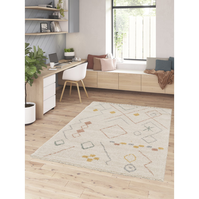 Barretti Moroccan Shag Area Rug, Rectangle 200 x 290cm