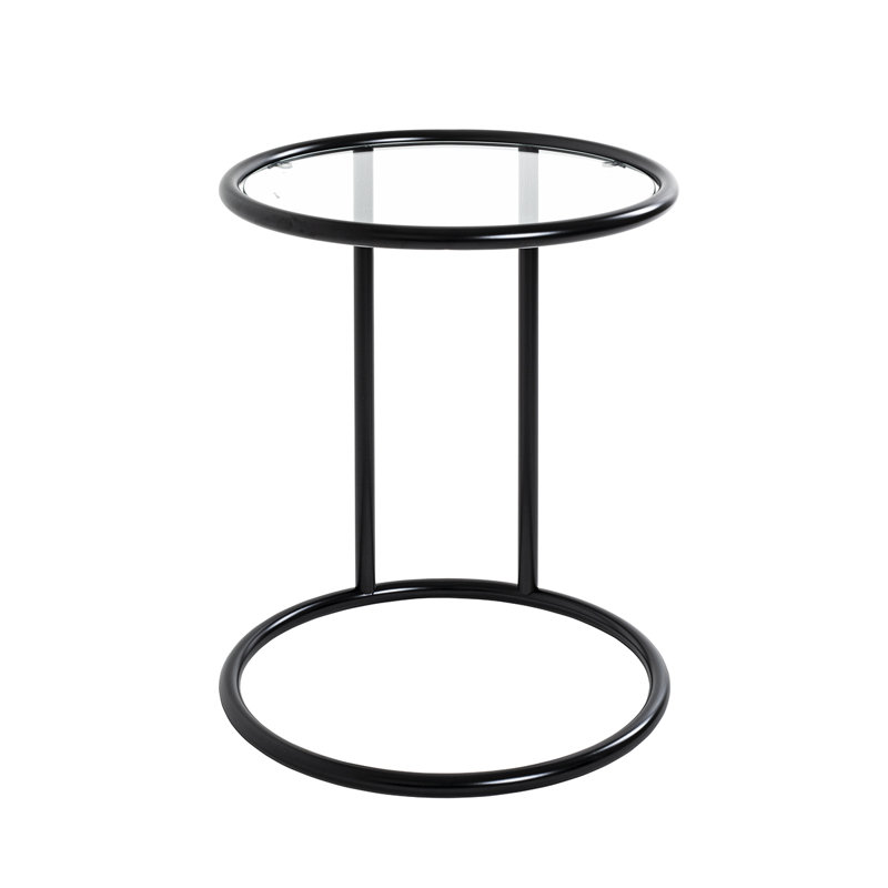 Ramelot Glass Top Frame End Table