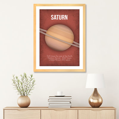 Décoration murale pour enfants Saturn