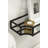 Turgut 2 Piece Metal Floating Shelf-514450819