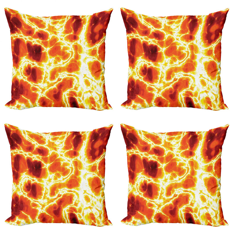 Ambesonne Abstract Reversible Pillow Cover, 20" x 20"