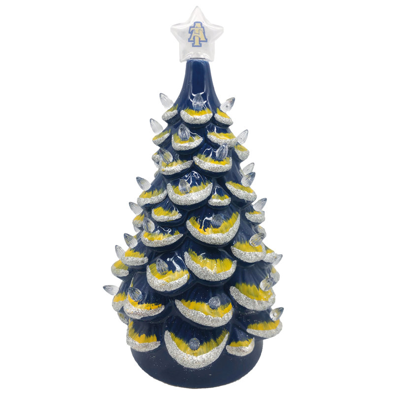 Arbre en céramique NCAA College Spirit, North Carolina A&T Aggies