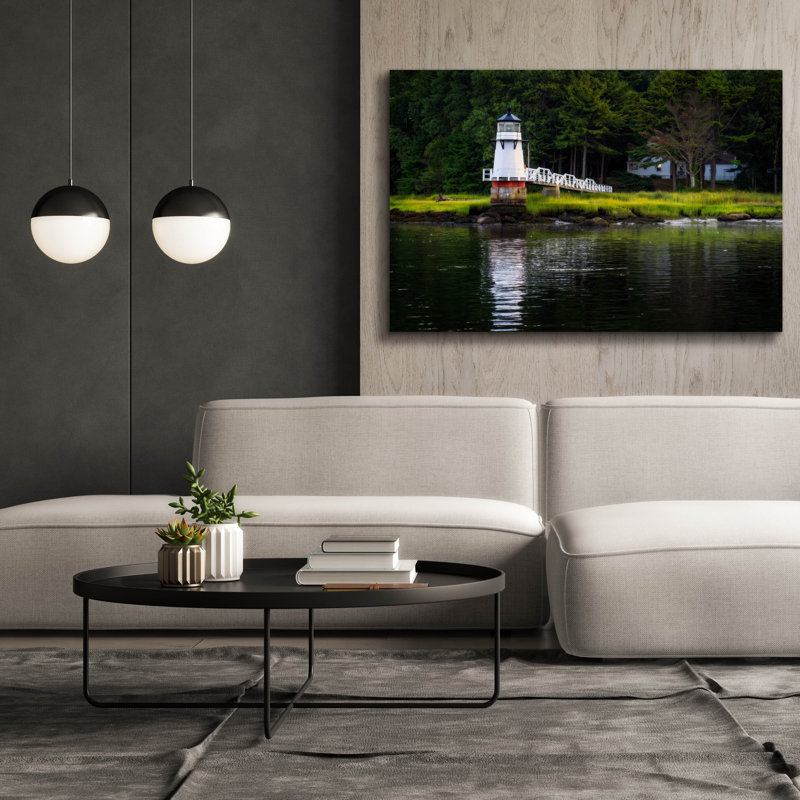 Toile épique «Morning On The Kennebec» par Rick Berk, 60 po x 40 po