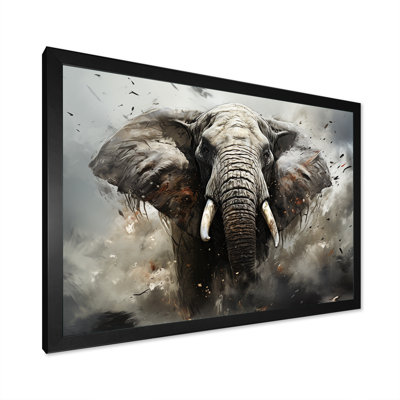 «Elephant Symphony Stampede II», reproduction sur toile