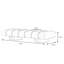 Banc rembourré en tissu Safron-1756781756