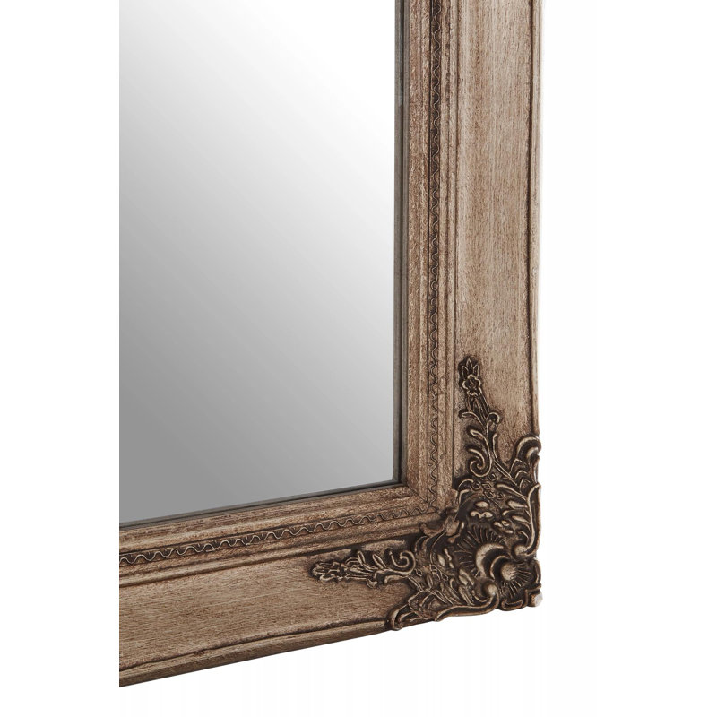 Alborghus Solid Wood Flat Mirror