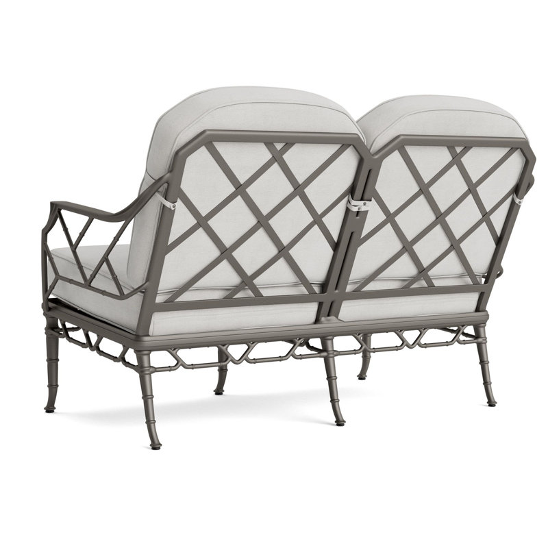 Calcutta Outdoor 2 - Seat Loveseat, Fusion Dove, Mica