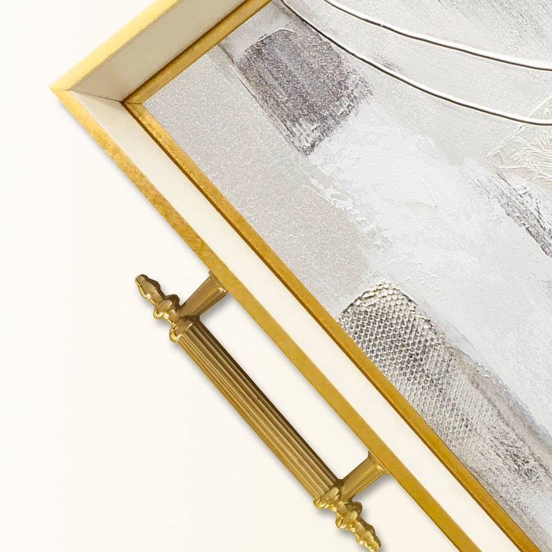 Elegant Glass Tray, 19.7 x 11.4 x 1.4 inches | 100% Durable Glass Construction | Easy to Clean with Damp Cloth | Ideal for Serving, Decorative Display, and Organizing | Stylish Addition to Home Décor