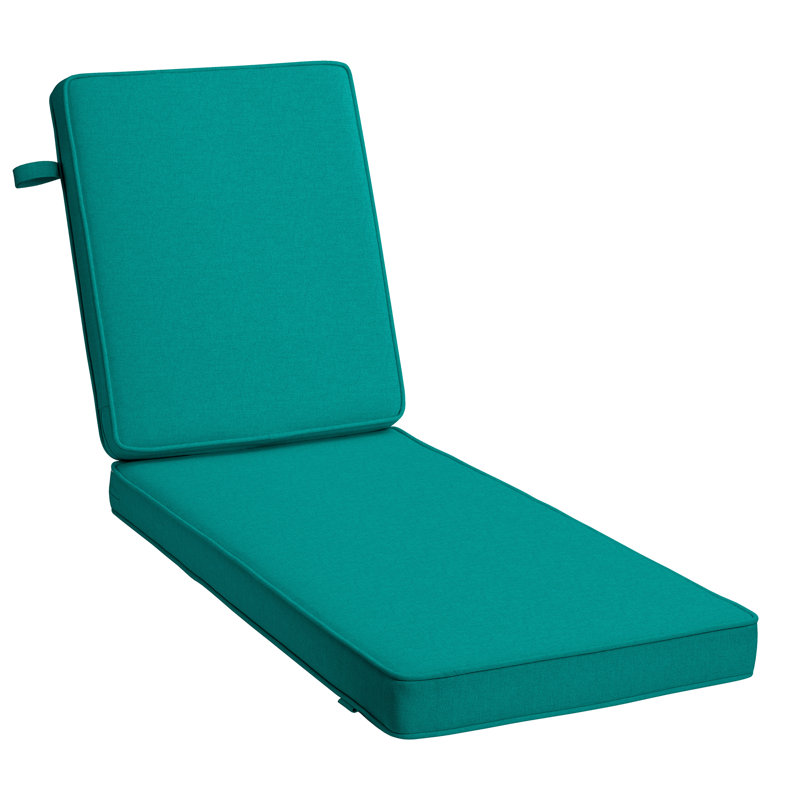 ARDEN Foam Outdoor Double Welted Chaise Lounge Cushion, 21 x 72, made with ProFoam, Rain-proof, Fade Resistant