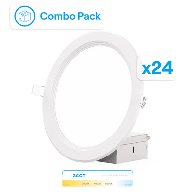 Ensemble de 6 lumières à DEL encastrées Infibrite Thin